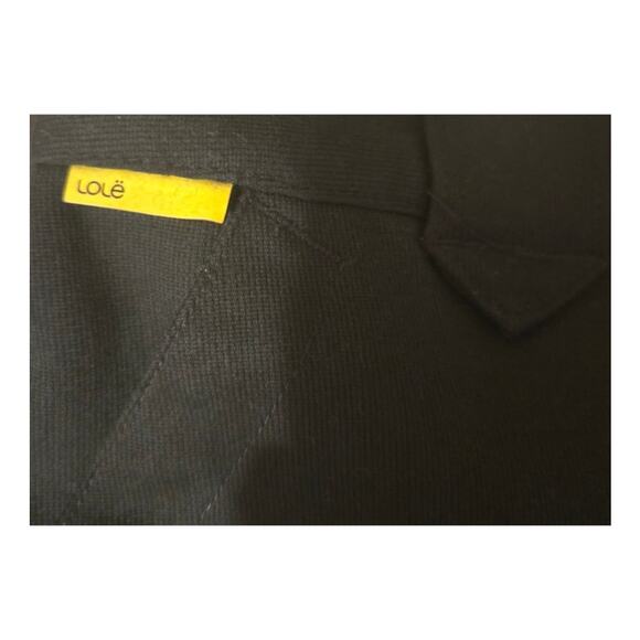 Lole Black Stretch Moisture Wicking Chino Pants UPF 30 Pockets Womens Size 8 - Picture 5 of 9